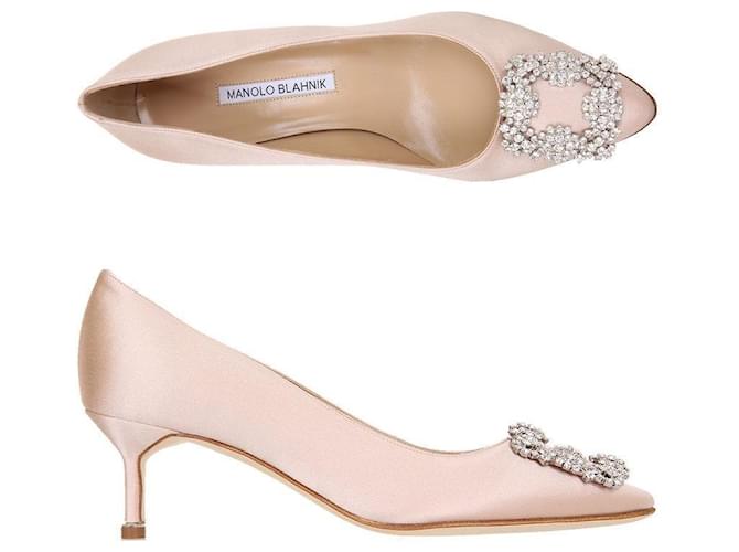 Manolo Blahnik Pompa DNUD CLC Marrone - vista 2
