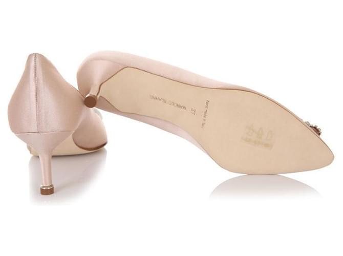 Manolo Blahnik Pompa DNUD CLC Marrone - vista 5