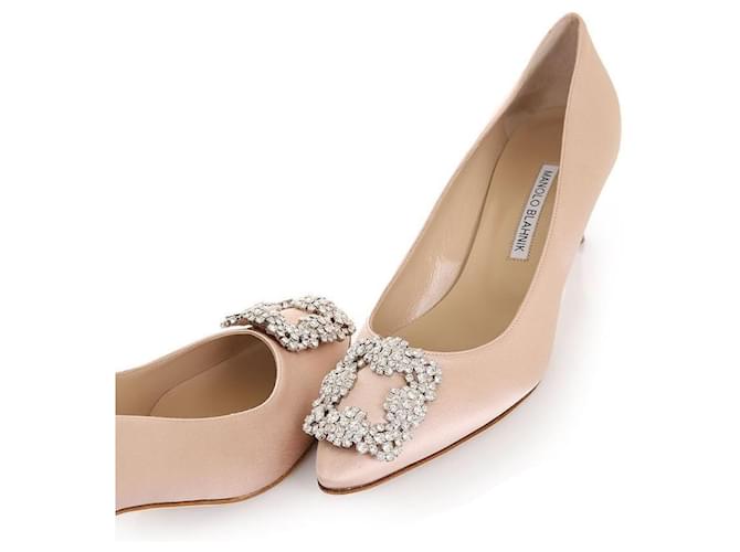 Manolo Blahnik Pompa DNUD CLC Marrone - vista 6