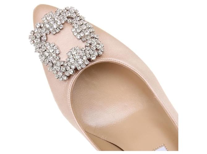 Manolo Blahnik Pompa DNUD CLC Marrone - vista 7