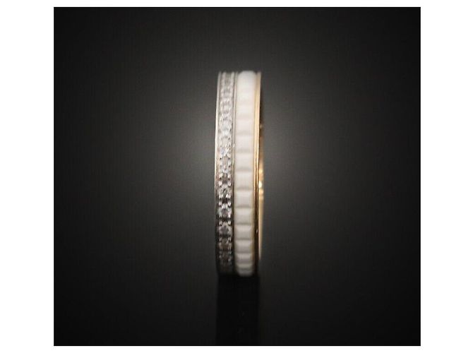 Boucheron Quattro Weiß Edition Roségold Diamantring Pink - Ansicht 3