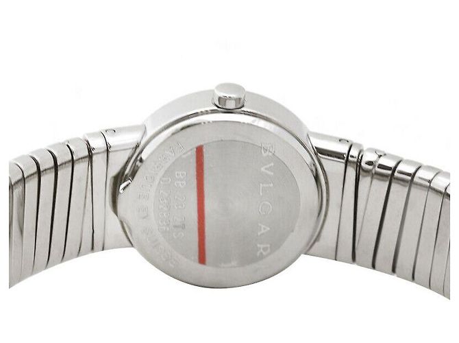 Bulgari Tubogas Stahl schwarzes Zifferblatt - Ansicht 5