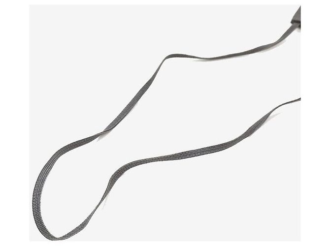 Hermès Eline Huruto Canvas Umhängetasche Grau Anthrazit Braun - Ansicht 6