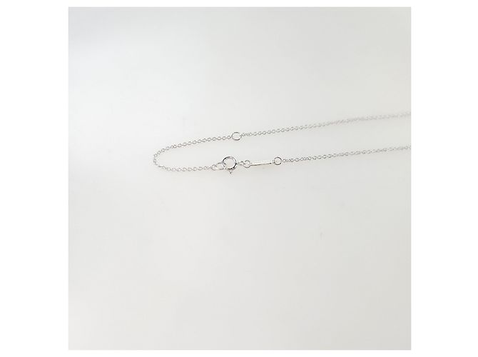 Tiffany & Co Collana con pendente circolare in diamante Baget Co. in oro bianco - vista 5