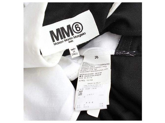 Maison Martin Margiela Weißes und schwarzes Hemd - Ansicht 3