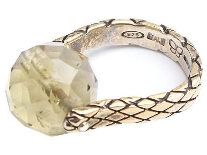 Anello in cristallo argento Bottega Veneta Multicolore - vista 2