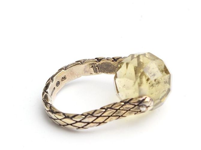 Anello in cristallo argento Bottega Veneta Multicolore - vista 3