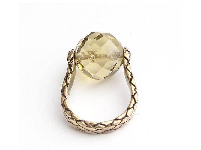 Anello in cristallo argento Bottega Veneta Multicolore - vista 4