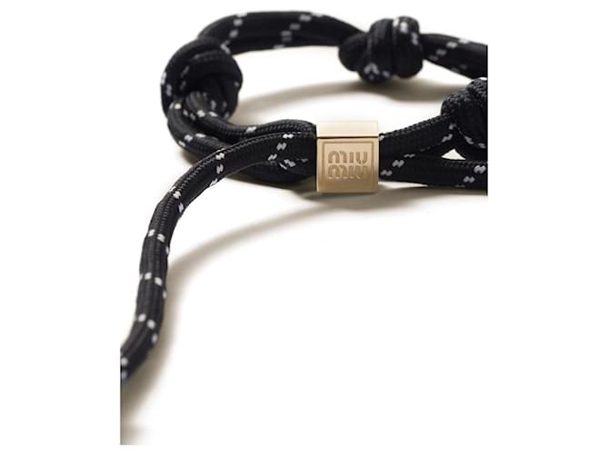 Miu Miu Pulseira Code Black Preto - vista 2