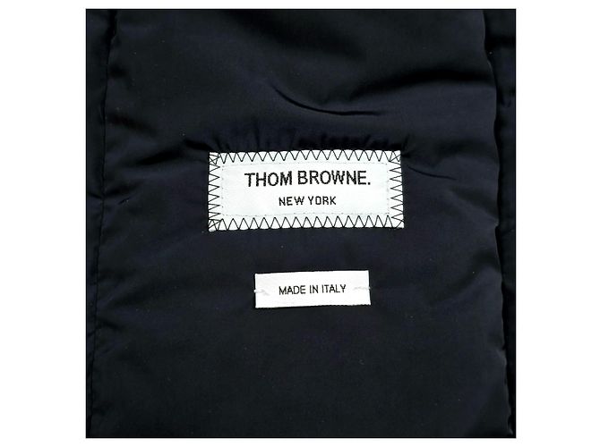 Thom Browne Cachecol acolchoado Azul - vista 5