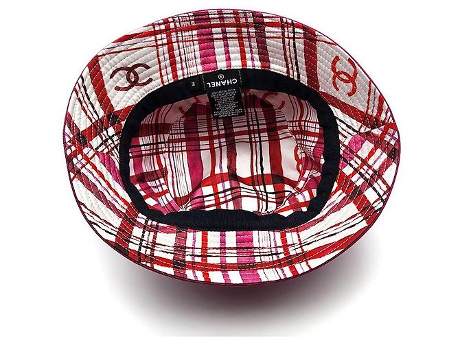 Chanel Cappello Bucket con Logo Rosa - vista 3