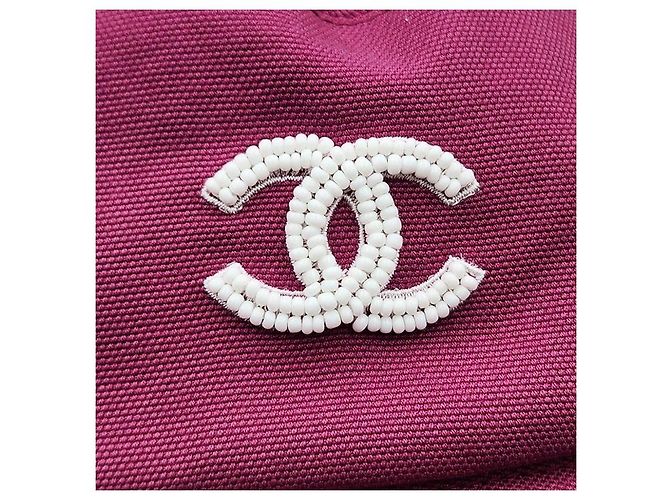 Chanel Cappello Bucket con Logo Rosa - vista 5