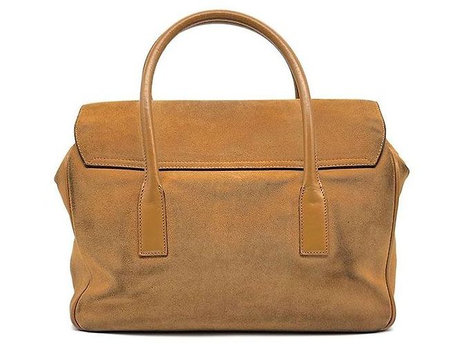 Gucci Suede Tote Bag Orange - Ansicht 3
