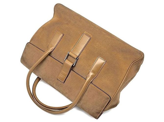 Gucci Suede Tote Bag Orange - Ansicht 4