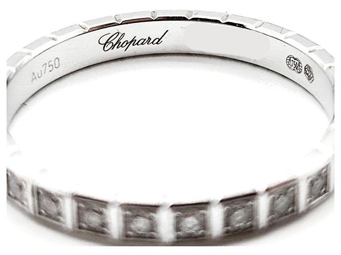 Chopard Diamond Ice Cube Ring Silvery - view 5