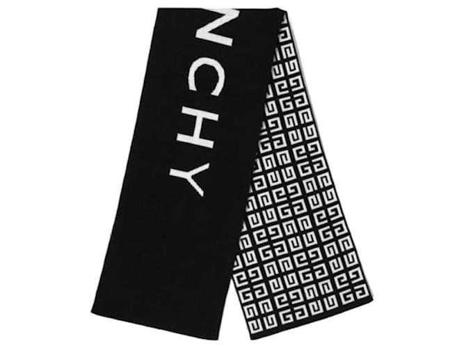 Givenchy Cachecol de lã Preto - vista 10