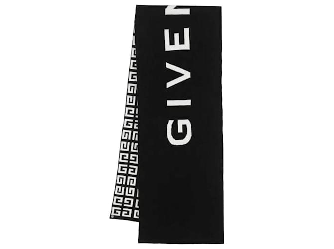 Givenchy Cachecol de lã Preto - vista 2