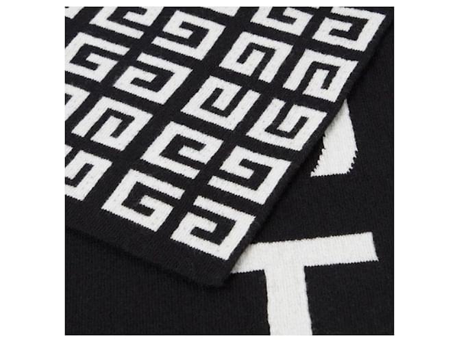Givenchy Cachecol de lã Preto - vista 6