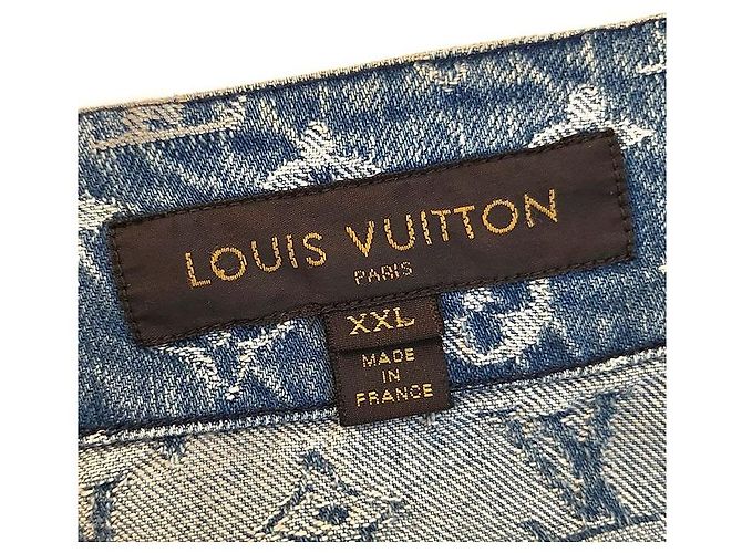 Louis Vuitton Giacca da baseball Supreme Blu - vista 6