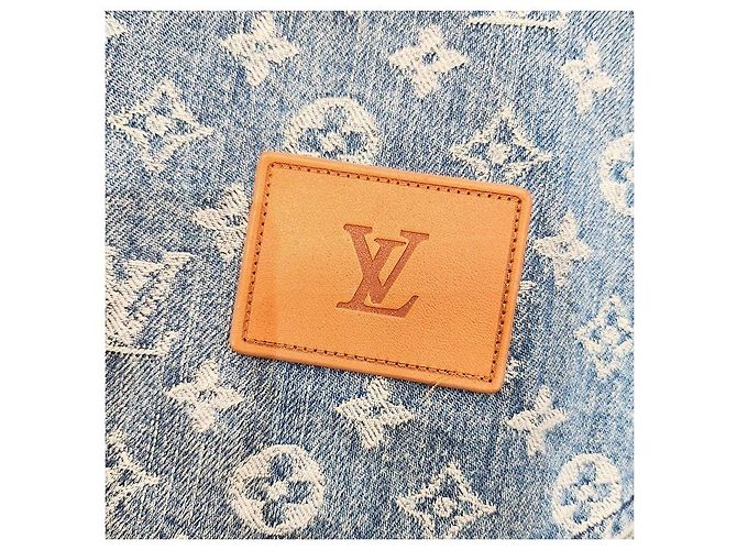 Louis Vuitton Giacca da baseball Supreme Blu - vista 7