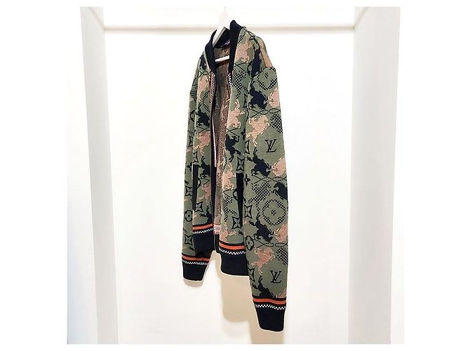 Louis Vuitton Jacquard-Woll-Bomberjacke Mehrfarben - Ansicht 2
