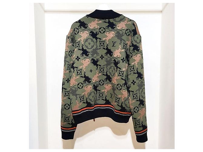 Louis Vuitton Jacquard-Woll-Bomberjacke Mehrfarben - Ansicht 3