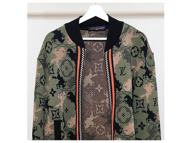 Louis Vuitton Jacquard-Woll-Bomberjacke Mehrfarben - Ansicht 4