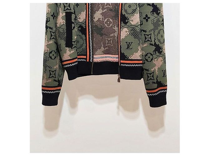 Louis Vuitton Jacquard-Woll-Bomberjacke Mehrfarben - Ansicht 5