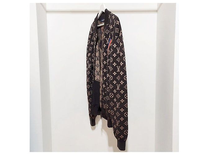 Louis Vuitton NBA Grafik Bomberjacke Schwarz - Ansicht 2