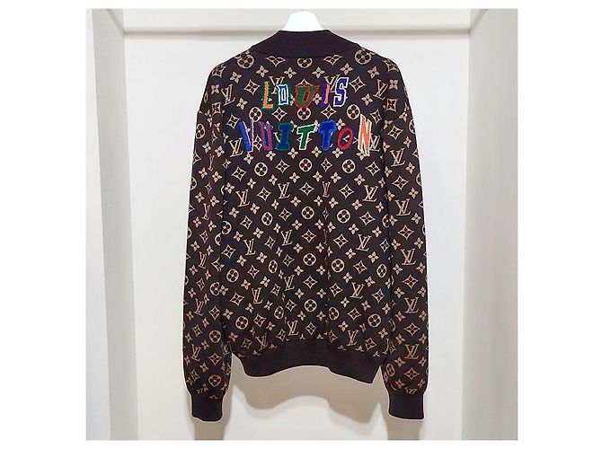 Louis Vuitton NBA Grafik Bomberjacke Schwarz - Ansicht 3