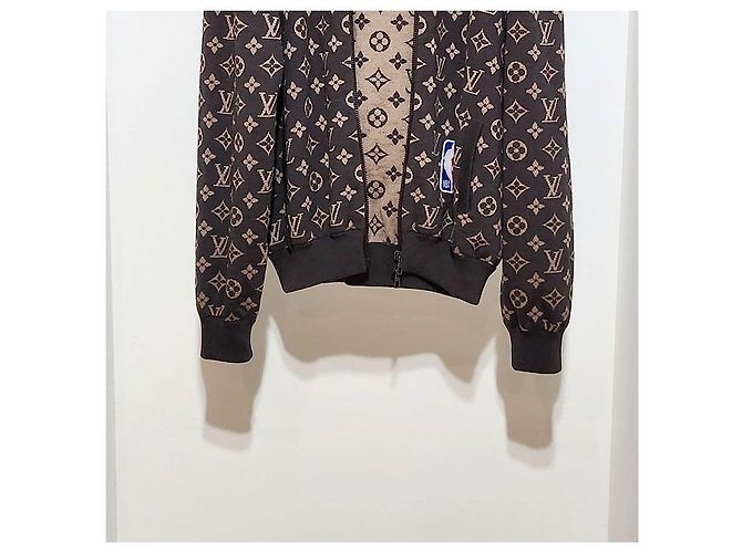 Louis Vuitton NBA Grafik Bomberjacke Schwarz - Ansicht 5