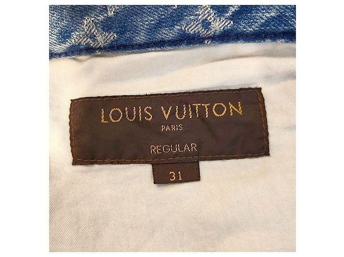 Louis Vuitton Supreme Jeans Blau - Ansicht 7