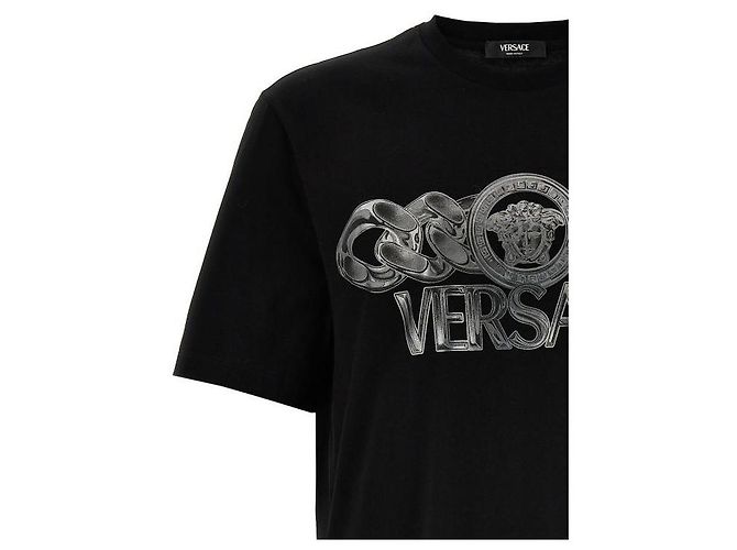 Versace Medusa On Chain T-Shirt Schwarz - Ansicht 6