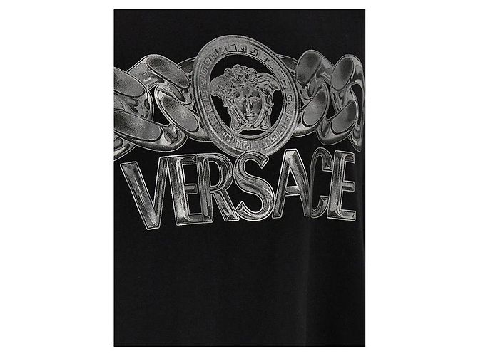 Versace Medusa On Chain T-Shirt Schwarz - Ansicht 7