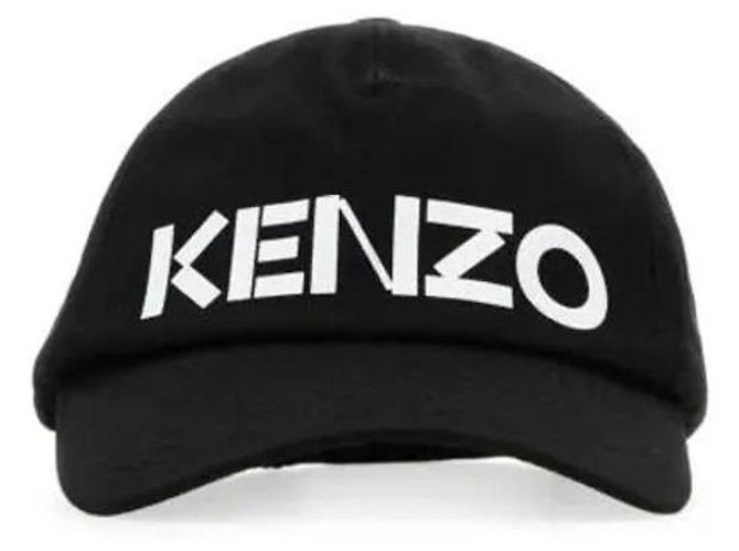 Kenzo Logo-Print Cap Schwarz - Ansicht 4