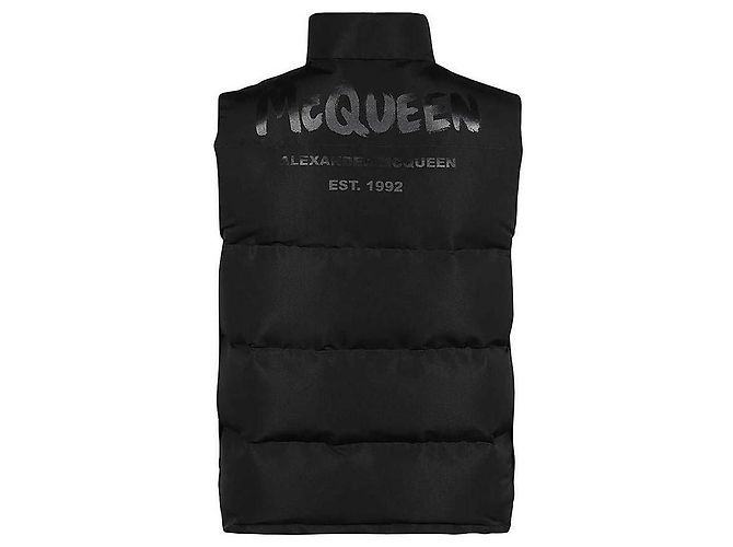 Alexander Mcqueen Chaleco Puffer Graffiti - vista 5