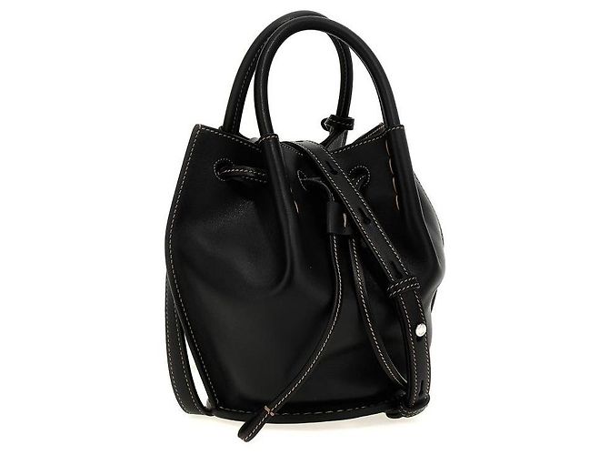 Tod's Buzz Mini Bucket Bag Nero - vista 4