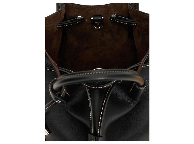 Tod's Buzz Mini Bucket Bag Nero - vista 6