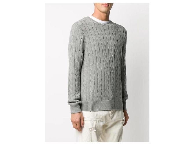 Ralph Lauren Kabelstrick mit Pony-Logo-Stickerei Braun - Ansicht 6