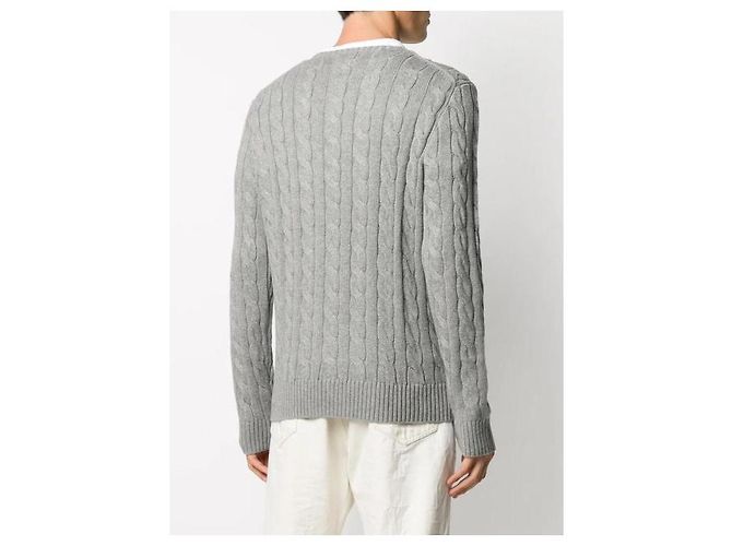 Ralph Lauren Kabelstrick mit Pony-Logo-Stickerei Braun - Ansicht 7