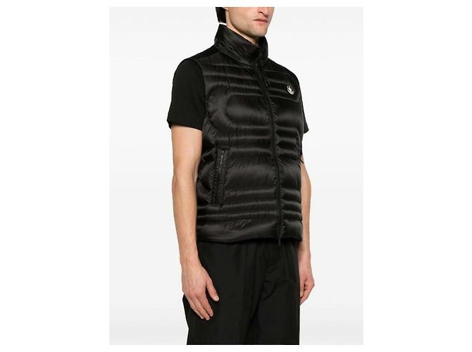 Moncler Emeishan Snake gesteppte Daunenweste Schwarz - Ansicht 6