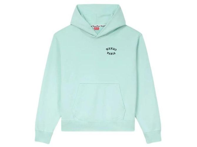 Kenzo Moletom de algodão com capuz Verde - vista 4