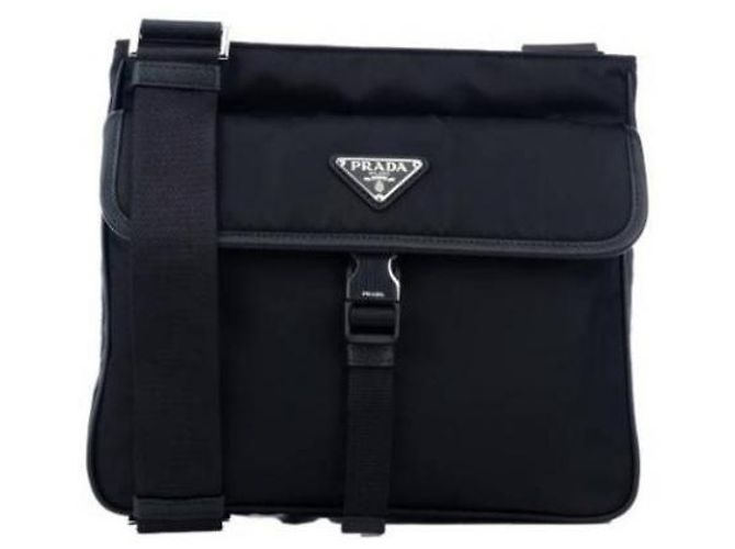 Prada Borsa a Spalla in Re-Nylon Nero - vista 5