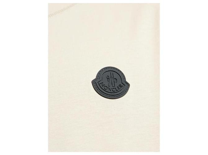 Moncler Baumwoll-T-Shirt mit Logo-Patch Braun - Ansicht 7