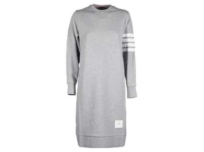 Thom Browne Abito Loop Back Stripe RWB Marrone - vista 4