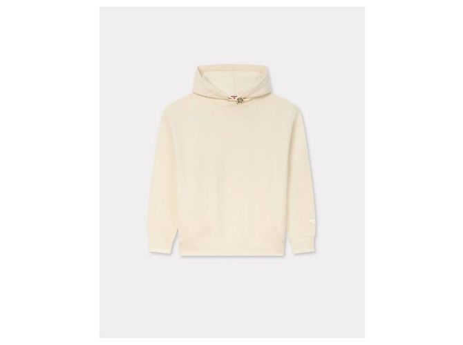 Kenzo Moletom oversized com broche de flor Marrom - vista 4