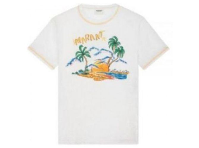 Isabel Marant Camiseta de manga corta Blanco - vista 5