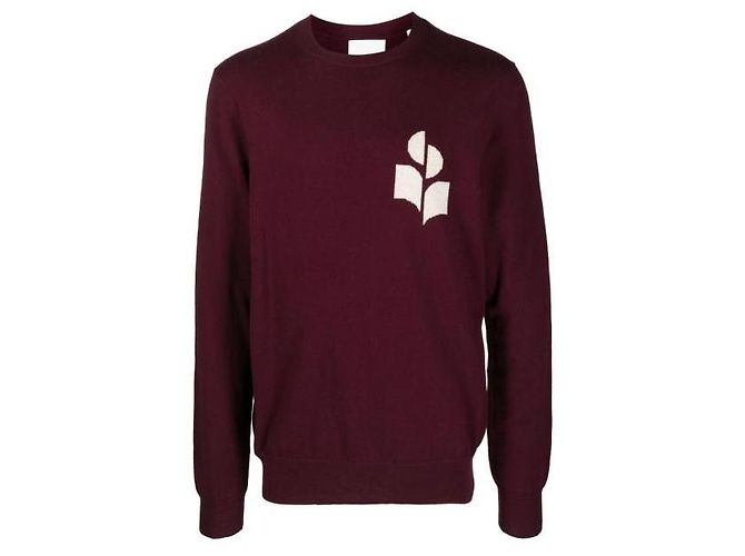 Isabel Marant Suéter com Logo Vermelho - vista 4