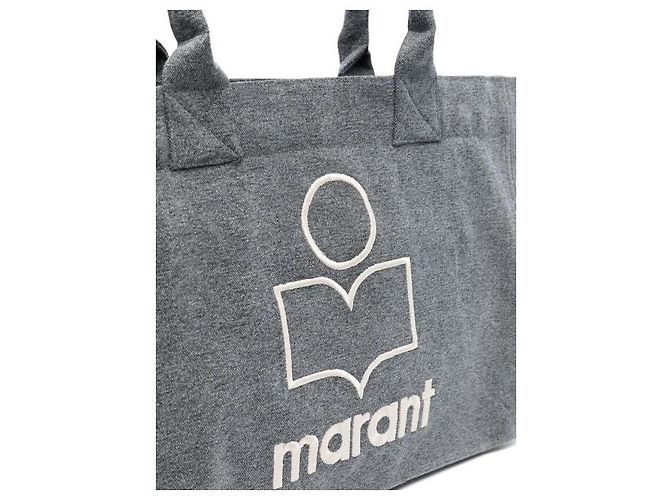 Isabel Marant Borsa tote Jeep Logo Nero - vista 7