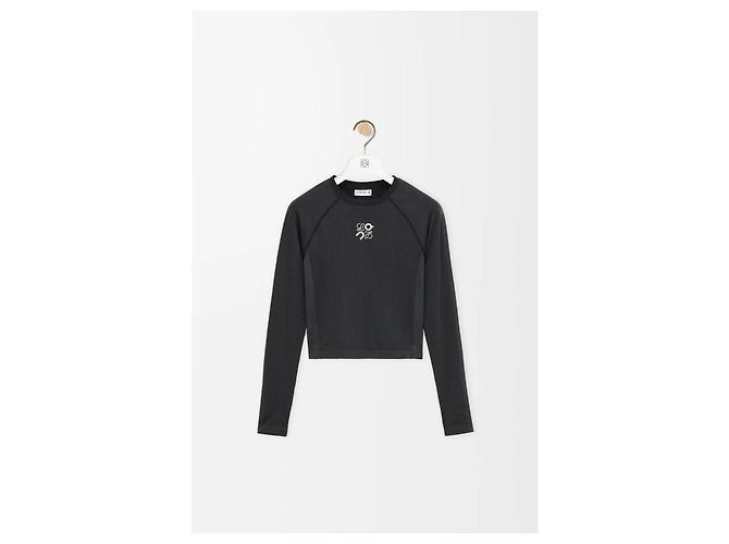 Loewe Camiseta de manga larga Negro - vista 4
